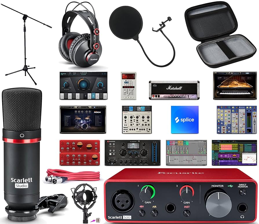 Amazon.com: Focusrite Scarlett Solo Studio 2x2 USB Audio